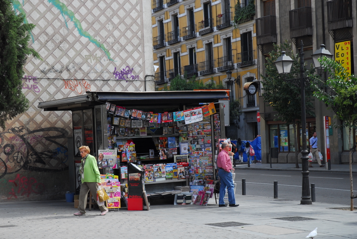 Madrid - Tijdschriften kiosk